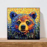 "Ember Cub"  aka Spirit Cub Wildlife Painting by Chris Tutty